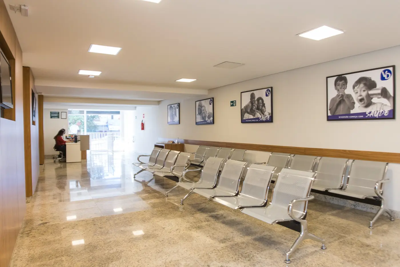 Sala de espera da VivaDent